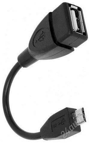 Лот: 2234436. Фото: 1. micro usb host otg (on-the-go... Дата-кабели, переходники