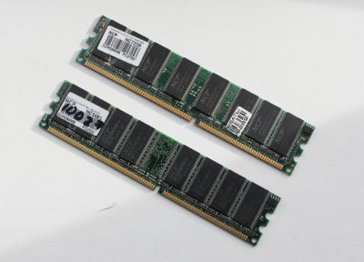 Лот: 12486468. Фото: 1. Оперативная память DDR1 2*256Mb. Оперативная память