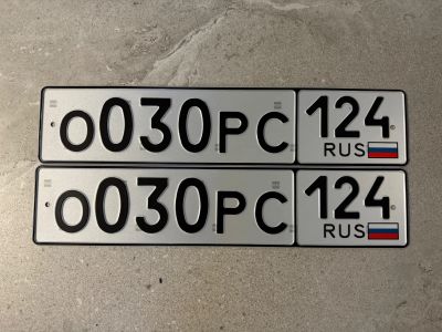 Лот: 25397722. Фото: 1. Продам гос.номер О 030 РС 124. Госномера