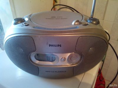 Лот: 9278231. Фото: 1. Магнитола с CD MP3 Philips AZ1038... Музыкальные центры, магнитолы