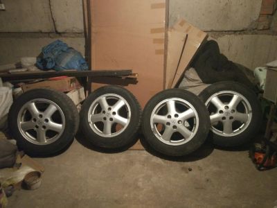 Лот: 13979496. Фото: 1. Toyota R16 + Yokohama 205/60. Шины
