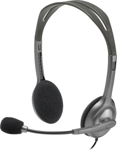 Лот: 22218564. Фото: 1. Проводная гарнитура Logitech H111... Наушники, гарнитуры