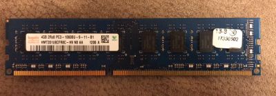 Лот: 14109230. Фото: 1. Оперативная память Hynix 4GB DDR3... Оперативная память