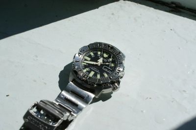 Лот: 4191036. Фото: 1. Часы легенда! Seiko Black Monster... Оригинальные наручные часы