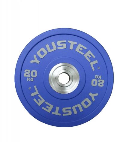 Лот: 24327036. Фото: 1. Диск PU 20кг YouSteel бампированный... Штанги, блины
