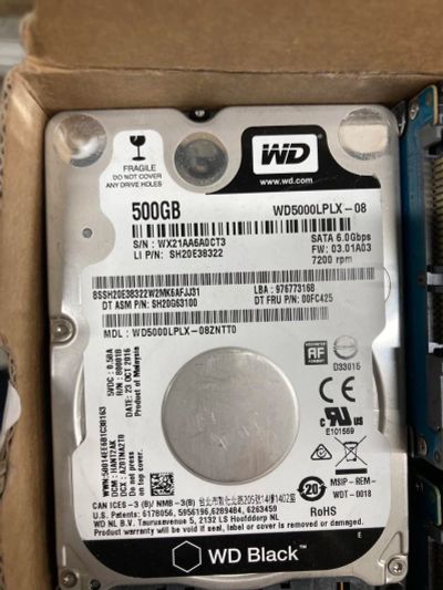 Лот: 18314474. Фото: 1. Жесткий диск 500 GB 2.5 много. Жёсткие диски (HDD)