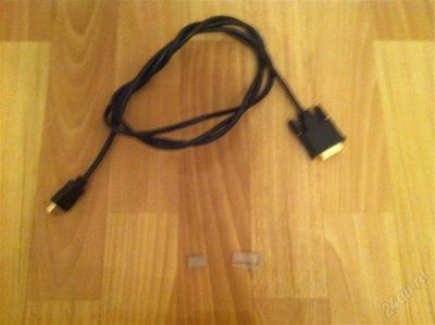 Лот: 1701890. Фото: 1. Продам шнур DVI-HDMI. Запчасти для игровых приставок, консолей