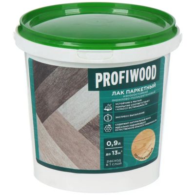 Лот: 24083443. Фото: 1. Лак Profiwood, паркетный, водно-дисперсионный... Краски, лаки, растворитель