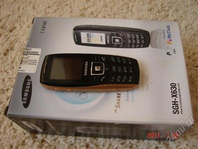 Лот: 729916. Фото: 1. Samsung SGH-X630 + дата кабель... Кнопочные мобильные телефоны