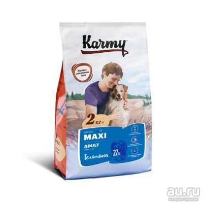 Лот: 13233026. Фото: 1. Корм для собак Karmy Maxi Adult... Корма