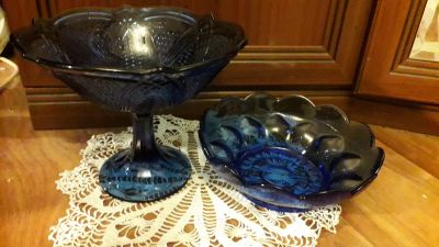 Лот: 16506413. Фото: 1. Ваза для фруктов на ножке стекло... Вазы
