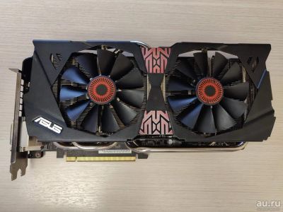 Лот: 17244763. Фото: 1. Asus GTX 980 Strix OC 4Gb. Хороший... Видеокарты