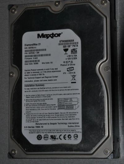 Лот: 6985716. Фото: 1. Seagate Maxtor DiamondMax 21... Жёсткие диски (HDD)