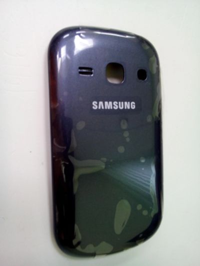 Лот: 12316934. Фото: 1. Задняя крышка Samsung S6810 синий. Корпуса, клавиатуры, кнопки