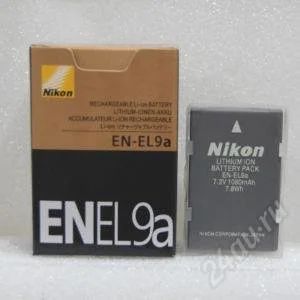 Лот: 1571054. Фото: 1. Продам аккумулятор Nikon EN-EL9a... Аккумуляторы, зарядные