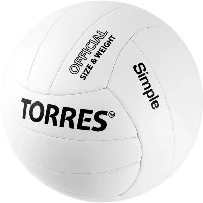 Лот: 22374455. Фото: 1. Мяч волейбольный Torres Simple... Мячи, ракетки, шайбы, клюшки