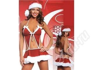 Лот: 187364. Фото: 1. Костюм секси Exotic Santa. Нижнее бельё