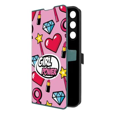 Лот: 25043837. Фото: 1. Чехол Krutoff Eco Book Girl Power... Чехлы, бамперы