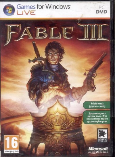Лот: 11064892. Фото: 1. Компьютерная игра. Fable III. Игры для ПК