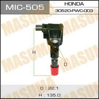 Лот: 18589733. Фото: 1. Катушка зажигания masuma l15a... Электрооборудование