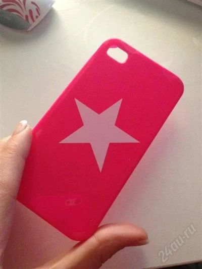 Лот: 2416027. Фото: 1. iphone 4/4s чехол розовый. Чехлы, бамперы