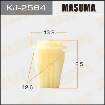 Лот: 18607895. Фото: 1. Клипса крепежная masuma 2564-kj... Кузов