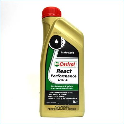 Лот: 4136835. Фото: 1. Тормозная жидкость Castrol React... Масла, жидкости