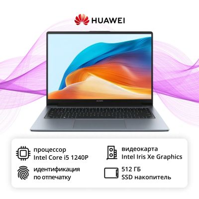 Лот: 25603984. Фото: 1. Ноутбук HUAWEI MateBook D 14 2023... Ноутбуки