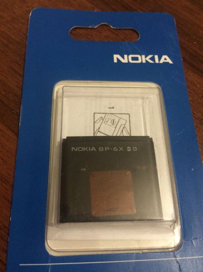 Лот: 4858954. Фото: 1. Акб BP-6X Orig 100% Nokia 8800... Аккумуляторы