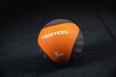 Лот: 24327113. Фото: 1. Медицинбол резиновый 5KG YouSteel... Фитнес, аэробика и гимнастика