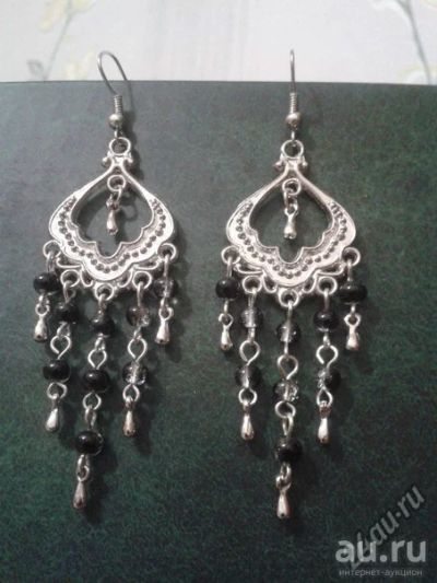 Лот: 12977631. Фото: 1. Серьги Готика \ Нарядные \ новые. Серьги, каффы