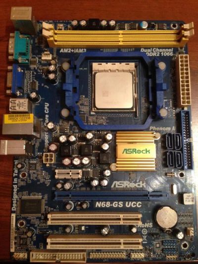 Лот: 6326644. Фото: 1. Материнская плата AM2+/AM3 ASRock... Материнские платы