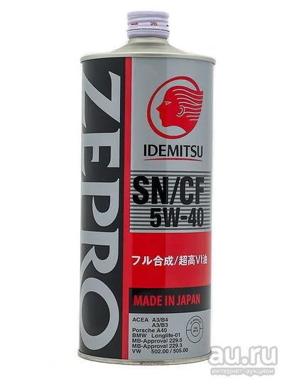 Лот: 19104391. Фото: 1. IDEMiTSU Zepro EURO SPEC 5W-40... Масла, жидкости