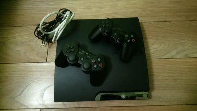 Лот: 16034070. Фото: 1. Sony Playstation 3 PS3 Slim (Rebug... Игровые приставки, консоли