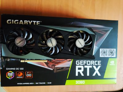 Лот: 19138519. Фото: 1. Видеокарта RTX 3060 Gigabyte gaming... Видеокарты