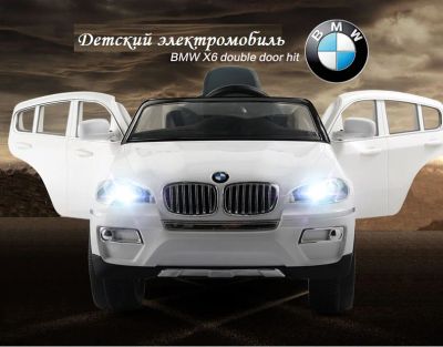 Лот: 3501519. Фото: 1. Электромобиль BMW X6 (Цена указана... Детские электромобили