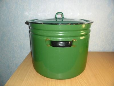 Лот: 12854077. Фото: 2. Новый советский эмалированный... Посуда, кухонная утварь