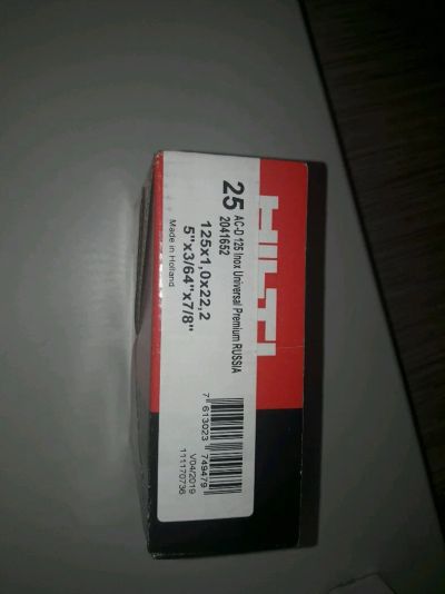Лот: 9419601. Фото: 1. круг отрезной Hilti. Расходные материалы, сменные насадки