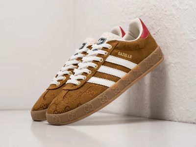 Лот: 24978710. Фото: 1. Кроссовки Gucci x Adidas Gazelle... Кеды, кроссовки, слипоны