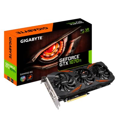 Лот: 17031386. Фото: 1. Gigabyte GTX 1070 Ti Gaming 8G. Видеокарты