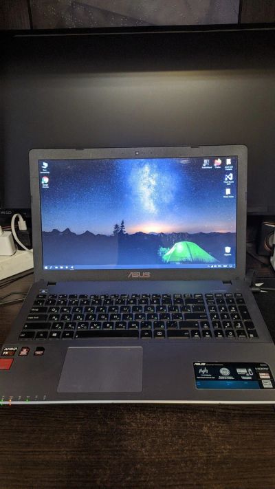 Лот: 17529559. Фото: 1. Ноутбук ASUS X550ZE /15.6"/4 ядра... Ноутбуки