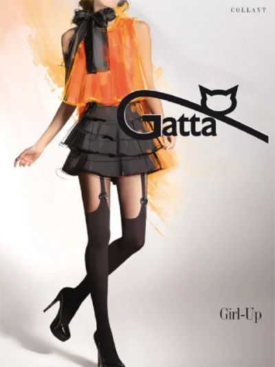 Лот: 8817742. Фото: 1. колготки gatta girl up 18 nero... Колготки, чулки