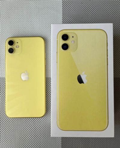 Лот: 18452847. Фото: 1. IPhone 11 128gb жёлтый. Смартфоны