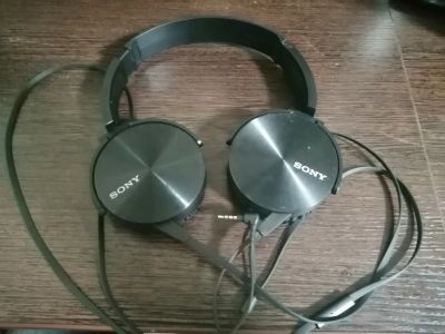 Лот: 15879896. Фото: 1. Наушники sony MDR-XB450 чёрные... Наушники, гарнитуры