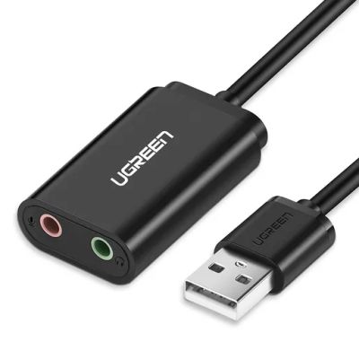 Лот: 21574374. Фото: 1. Звуковая карта UGREEN USB 2.0... Звуковые карты