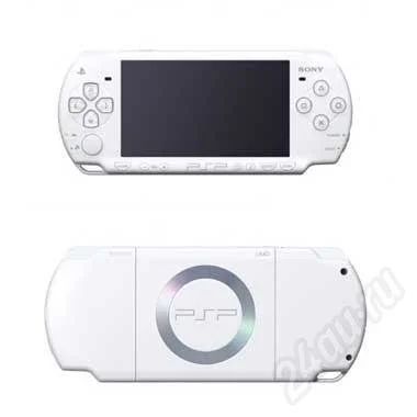 Лот: 40509. Фото: 1. Игровая консоль PSP Slim (белый... Красноярск