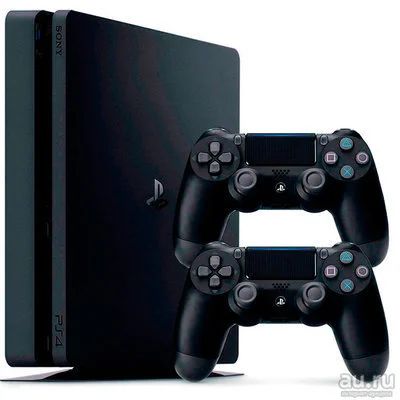 Лот: 17838265. Фото: 1. PS4 Slim + 2 Геймпада и 3 диска. Игровые приставки, консоли