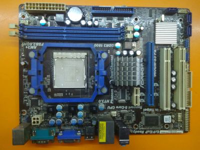 Лот: 22281785. Фото: 1. Б\У материнская плата ASrock 960GM-S3... Материнские платы