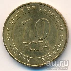 Лот: 9574950. Фото: 1. Центральная Африка. КФА. 10 франков... Африка