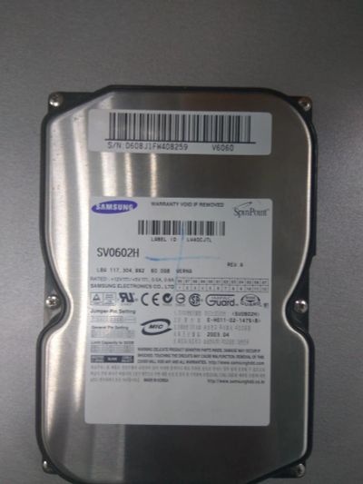 Лот: 11147498. Фото: 1. Жесткий диск Samsung 60GB. Жёсткие диски (HDD)